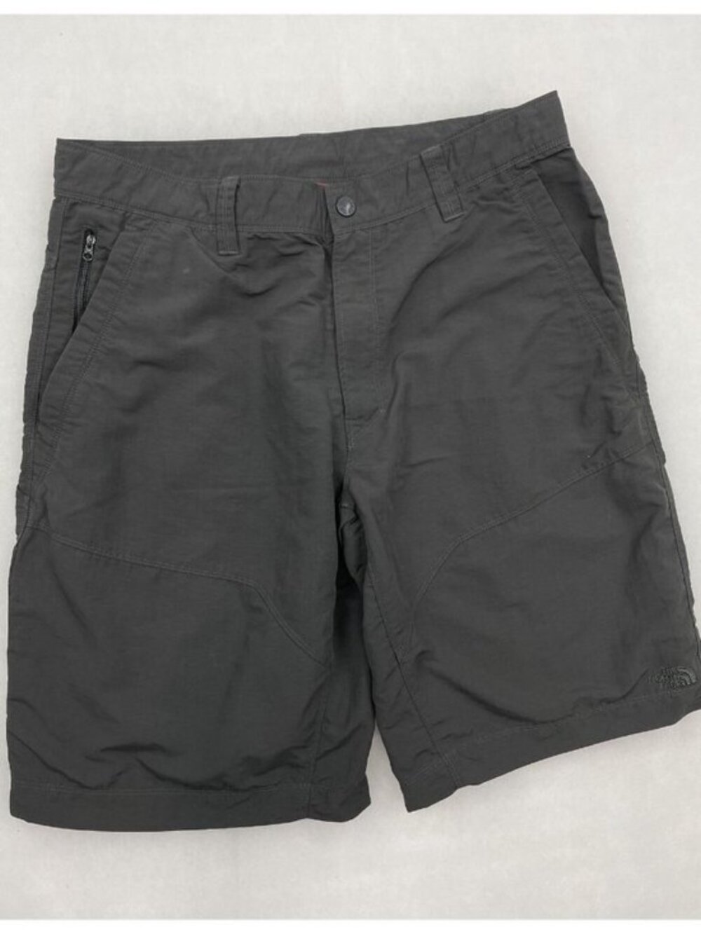 The North Face Paramount Cargo Shorts Granite Grey Nylon Hiking Technical Men 34